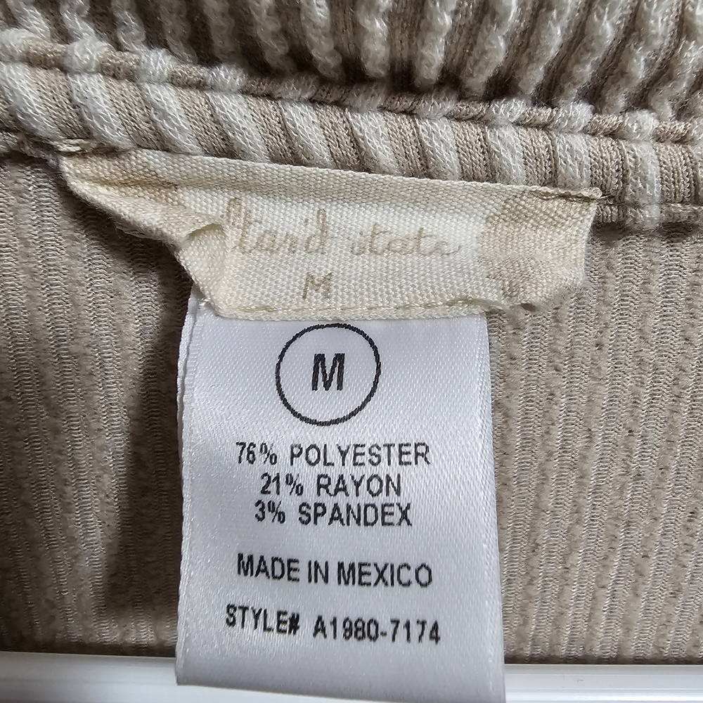 Altar'd State Cream Ribbed Knit Cardigan - Picture 3 of 6